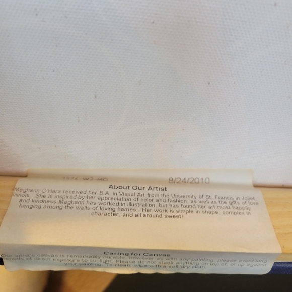 Set of Four Oopsy Daisy Canvas Sea Creatures - Picture 5 of 10